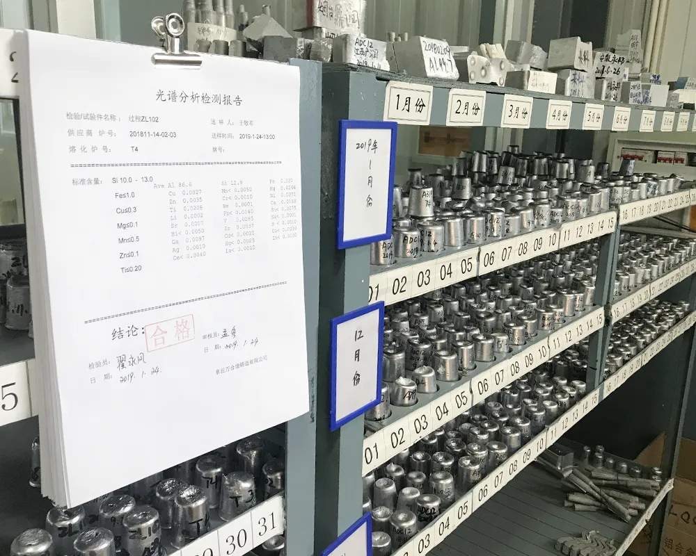 Quality inspection report